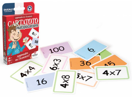 Cartatoto jeu pour apprendre les multiplications
